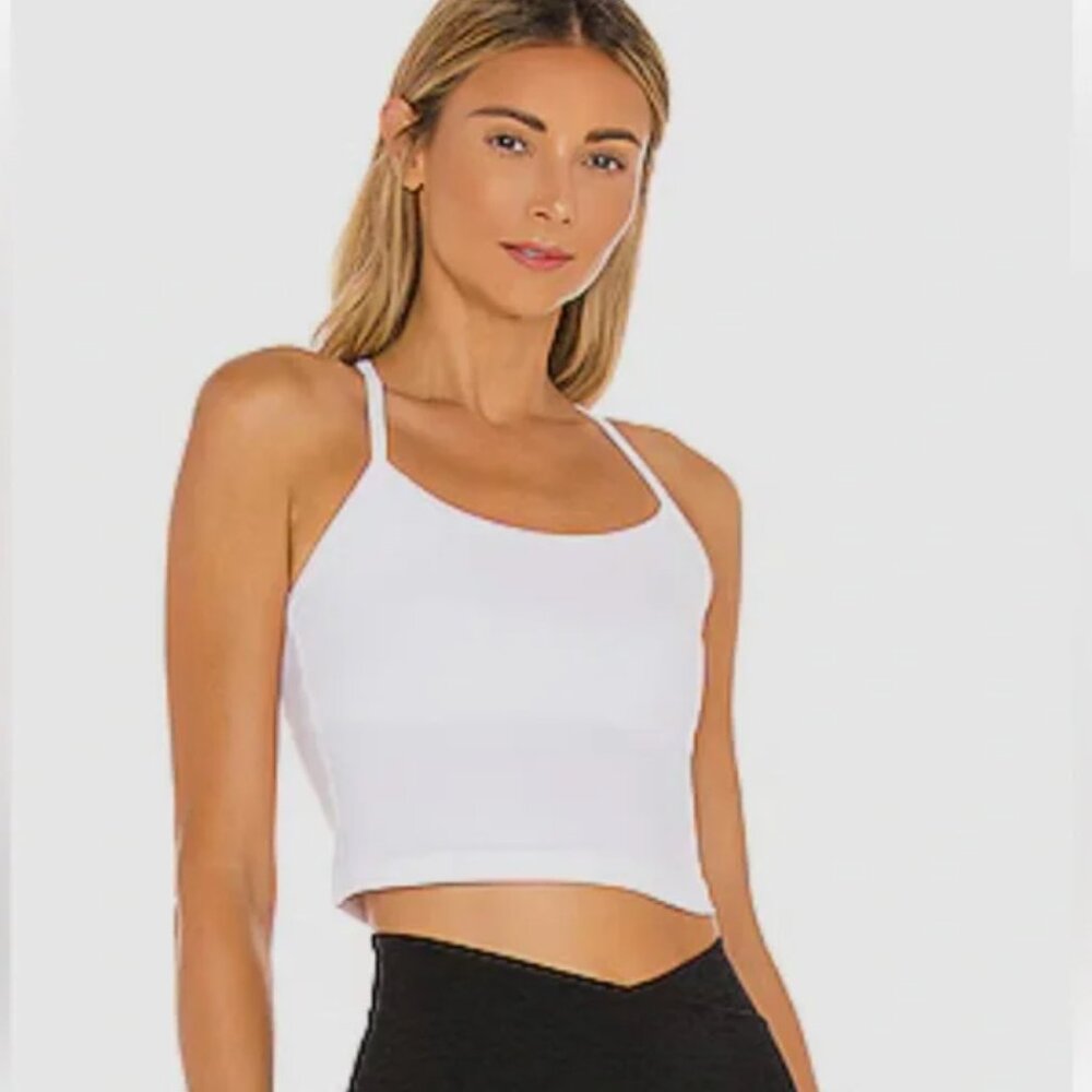 ALO Yoga White Tank Top